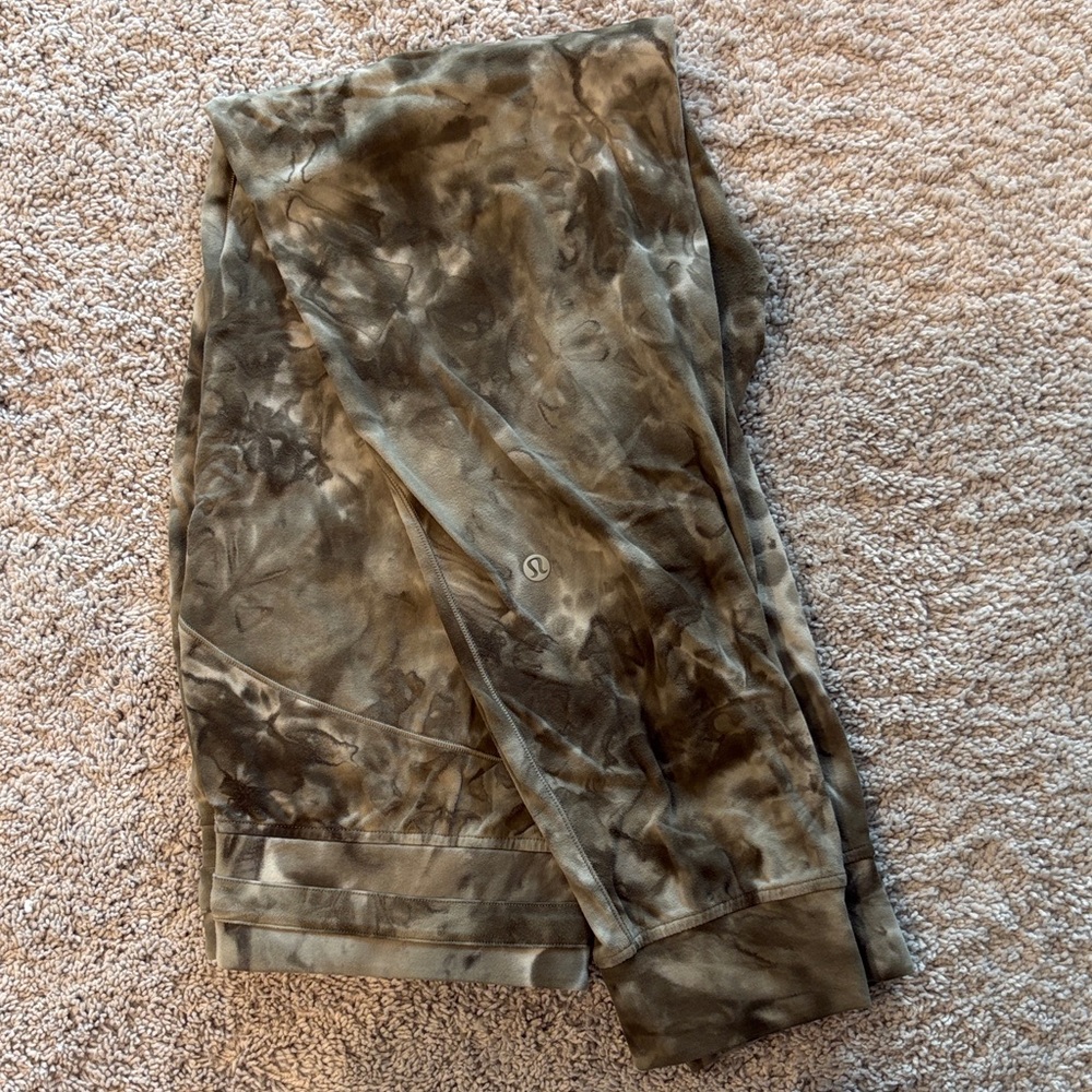 lululemon athletica Brown Tie-Dye Joggers